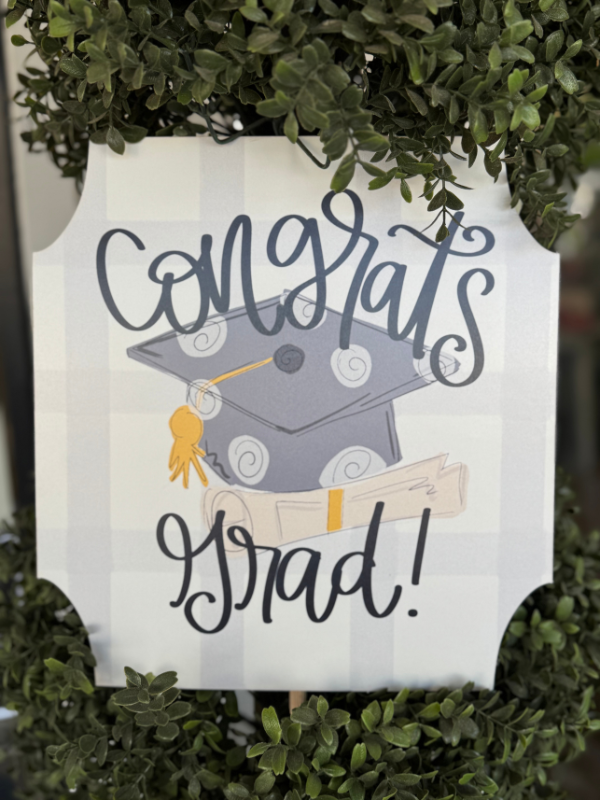 Graduation Cap Topper - Personalized Congrats Grad Decorations for High School & College Graduation Parties, Ceremonies & Photo Props