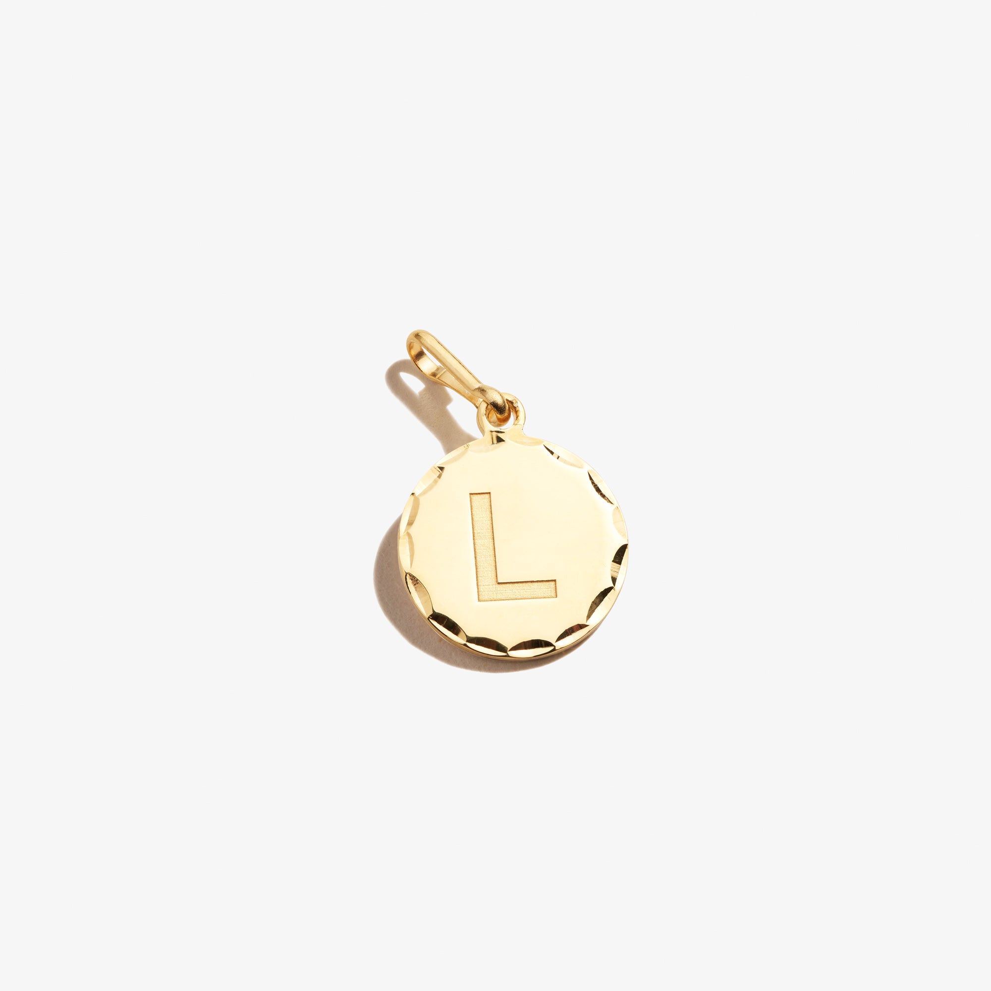 Initial Letter L Charm Pendant - Sterling Silver or Gold Plated Necklace for Women - Perfect for Gifts, Birthdays & Everyday Elegance