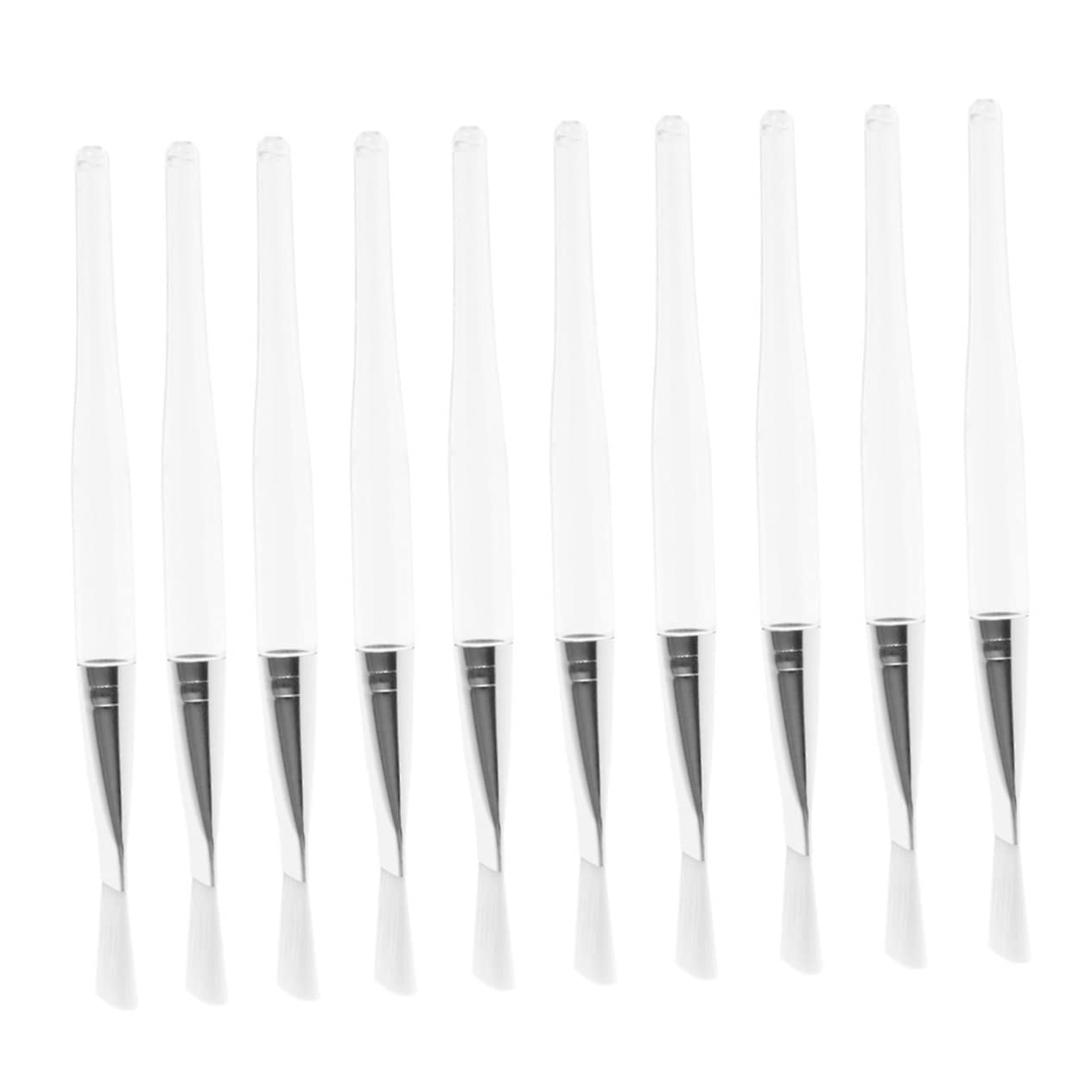 10PCS Professional Makeup Fan Brushes Set - Soft Blending Brushes for Foundation, Eyeshadow & Contouring - Perfect for Professional Makeup Artists & Beginners - Salon & Home Use