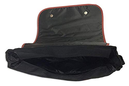 Oklahoma Sooners Football Leather Laptop Messenger Bag - Genuine Football Material - Brown - Perfect for College Students, Fans & Game Day Accessories