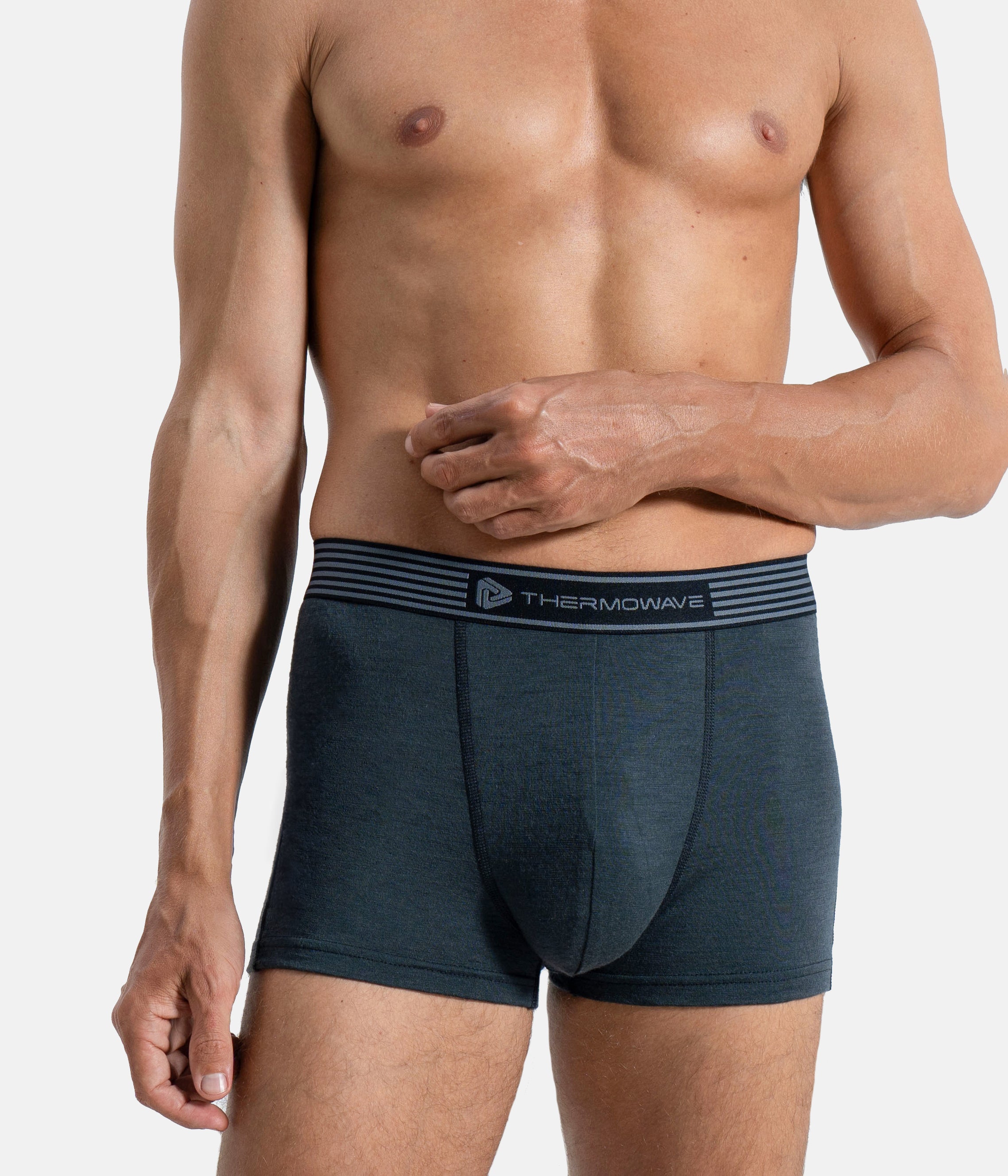 Premium Men's Merino Wool Boxer Briefs - Soft, Breathable & Odor-Resistant Underwear for Travel, Hiking & Everyday Comfort