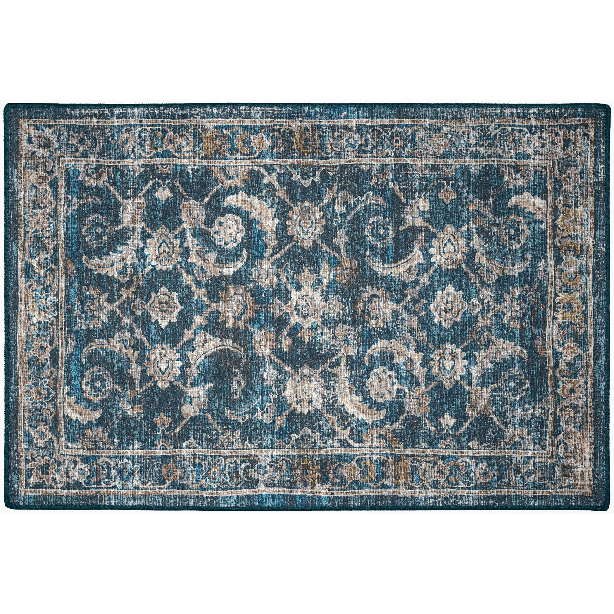 Dalyn Jericho JC4 Rug - Navy Blue Indoor/Outdoor Area Rug for Living Room, Bedroom, Patio - Durable & Stain Resistant