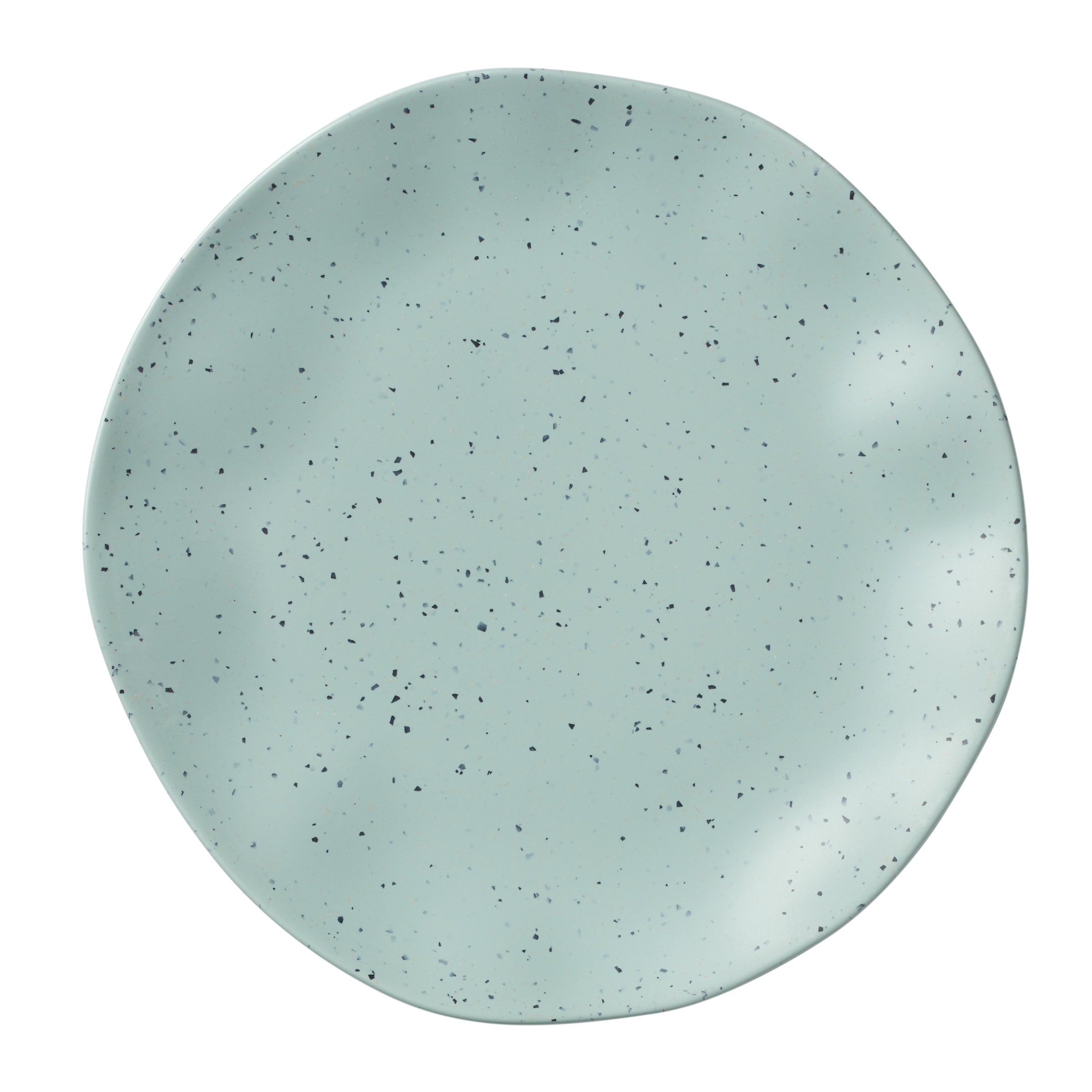 Stylish Terrazzo Melamine 12-Piece Dinnerware Set in Mint - Durable & Lightweight for Outdoor Dining, Picnics, and Everyday Use