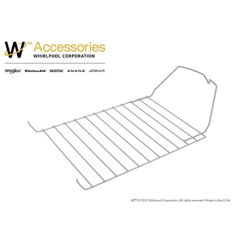 Amana W10864105 Steam Dryer Drying Rack - Heavy Duty Stainless Steel Laundry Accessory for Delicate Clothes, Shoes & Baby Items | Perfect for Small Loads & Hand Washables in Electric/Gas Dryers