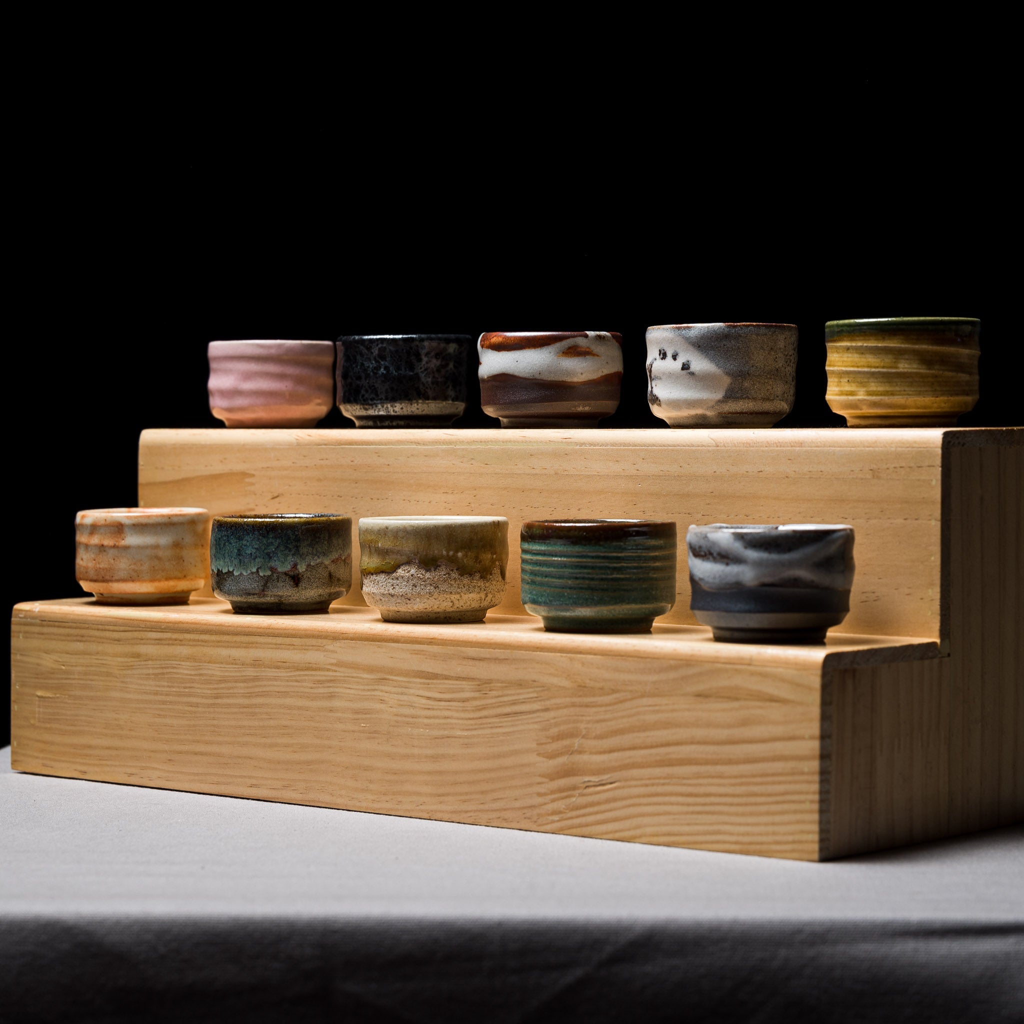 Handmade Japanese Oribe Pottery Sake Cup - Traditional Ceramic Guinomis for Authentic Sake Tasting Experience - Perfect for Japanese Tea Ceremonies, Sake Pairing Dinners & Cultural Gift Giving
