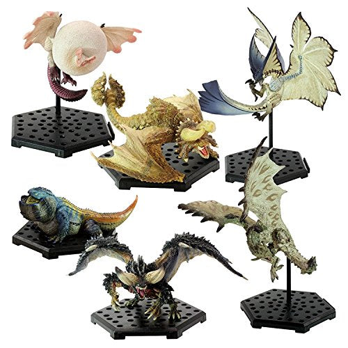Monster Hunter Plus Vol 10 Action Figure Set - 6-Piece Capcom Collectible Figures for Display & Gaming Enthusiasts | Perfect for Home Decor, Gaming Battles & Collector Showcases