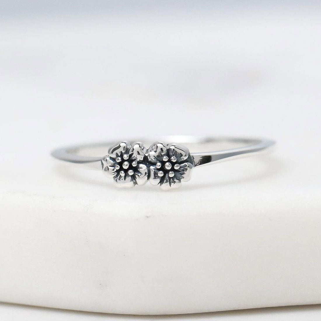 Dioscuri Ring for Women - Elegant Sterling Silver Adjustable Band Ring - Perfect for Gifts, Weddings, and Everyday Wear