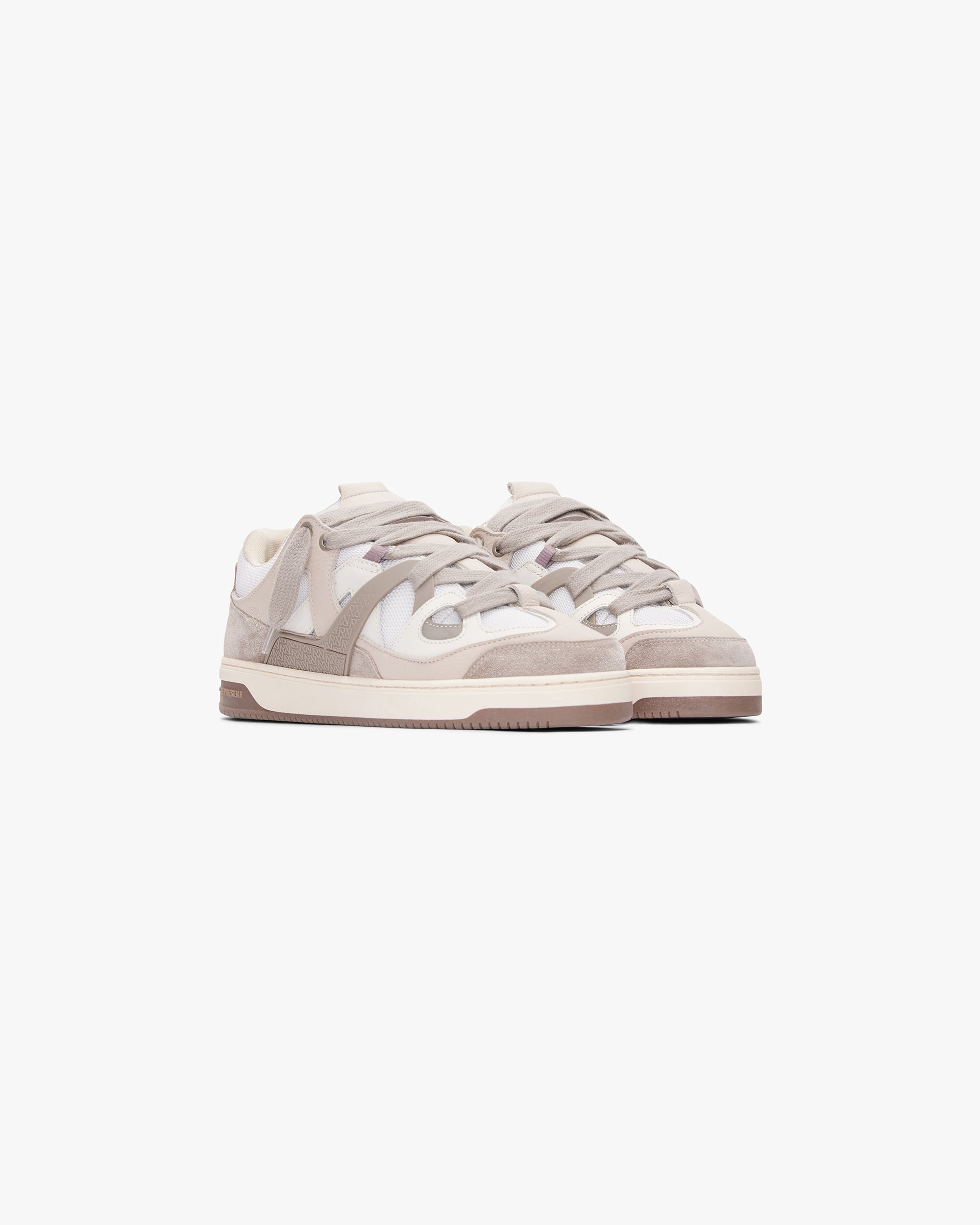 Premium Bully Sneakers in Washed Taupe Cashmere - Stylish & Comfortable Men's Casual Shoes for Everyday Wear, Work & Weekend Outings