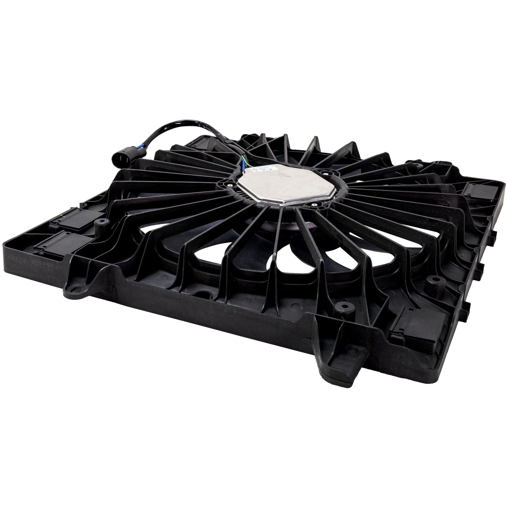 Go-Parts Radiator Fan Assembly Compatible with Cadillac XT5 2017-2019, GMC Acadia 2017-2019, Chevrolet Blazer 2019 w/Towing Package - 3.6L Engine Single Fan Replacement Part - Perfect for Cooling System Repair & Maintenance