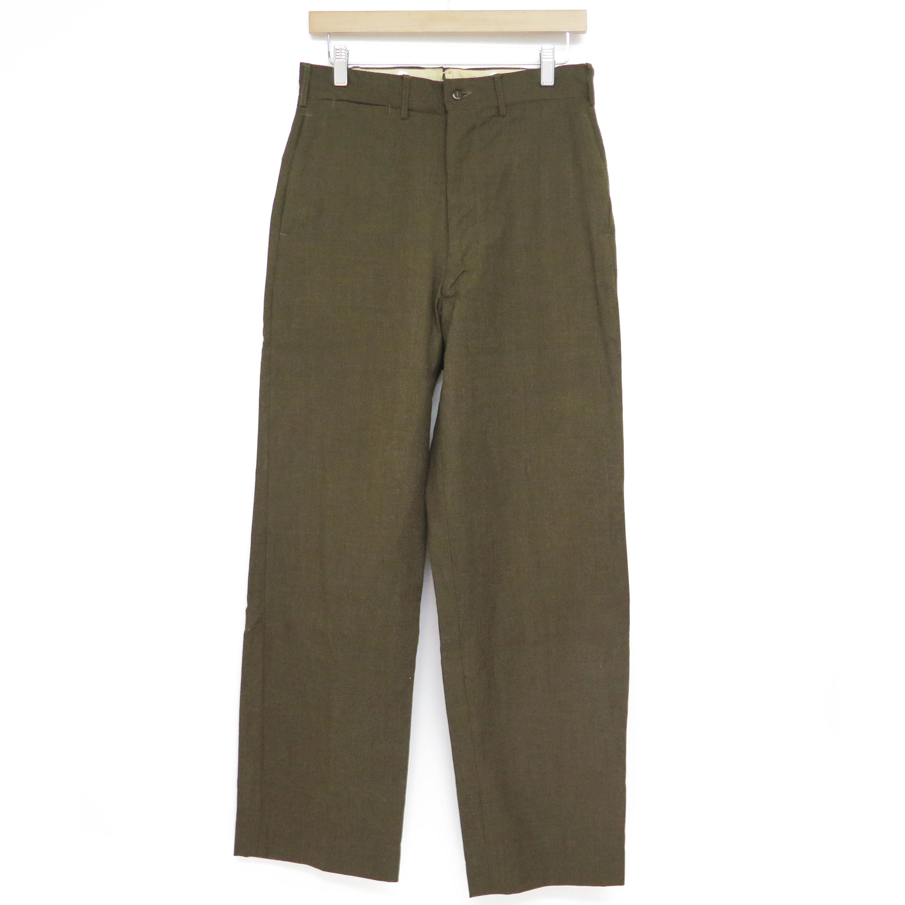 Vintage US Army M-1951 Field Trousers - Authentic 1950s Military Pants Size 30x31 - Durable Olive Drab Combat Pants for Outdoor Adventures, Reenactments & Vintage Fashion
