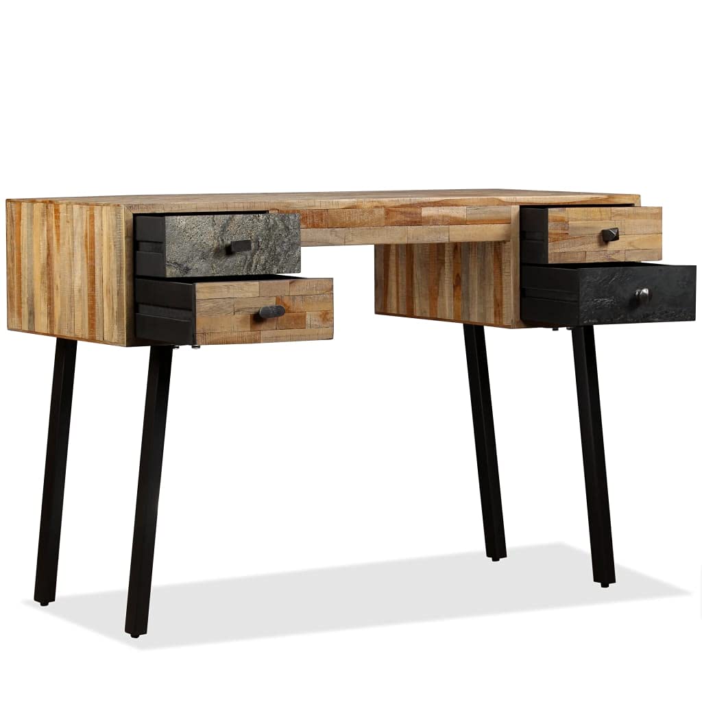 Solid Reclaimed Teak Writing Desk 43.3