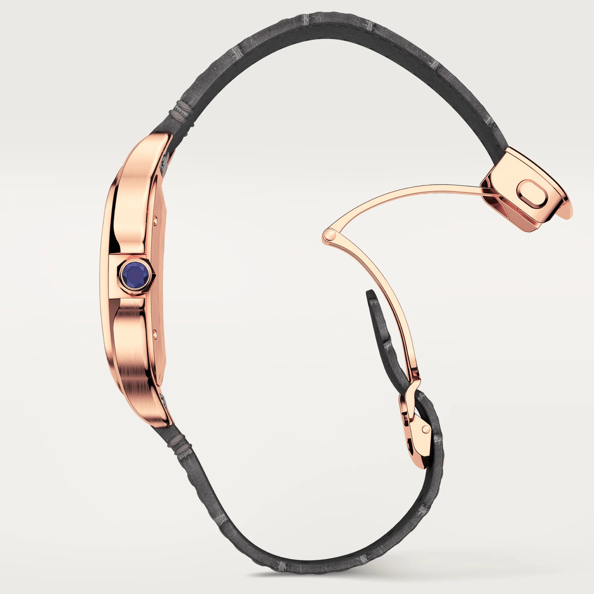 Cartier Santos 18K Rose Gold Men's Luxury Watch - Elegant Dress Watch for Business, Formal Occasions & Special Events