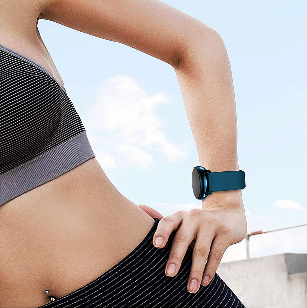 22mm Soft Silicone Replacement Strap for Xiaomi Haylou Solar LS05 Smart Watch - Durable Sport Band Compatible with LS05 Fitness Tracker (Perfect for Running, Gym Workouts & Daily Wear)