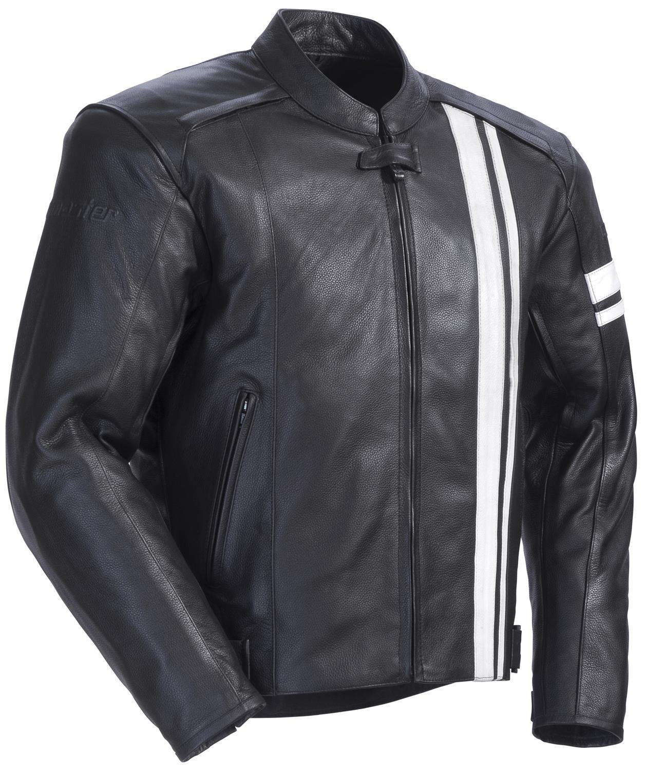 TourMaster Coaster 3 Men's Genuine Leather Motorcycle Jacket - Windproof & Protective Riding Gear for Cruiser & Touring Bikes (Ideal for Long-Distance Rides & Cool Weather)