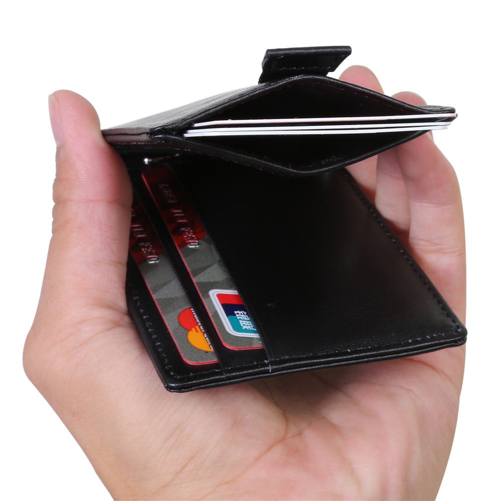 MABELLA RFID Blocking Slim Minimalist Thin Bifold Wallet for Men - Front Pocket Money Clip Wallet with Secure Card Slots | Perfect for Travel, Business & Everyday Use