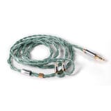Premium DD ddHiFi BC125A OCC Silver Plated Litz Earphone Cable - 3.5mm Plug with MMCX/2Pin 0.78/QDC/T2 Connectors | High-Quality Audio Upgrade for IEMs, Perfect for Audiophiles & Music Enthusiasts