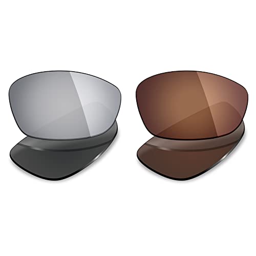 Silver Titanium & Bronze Brown