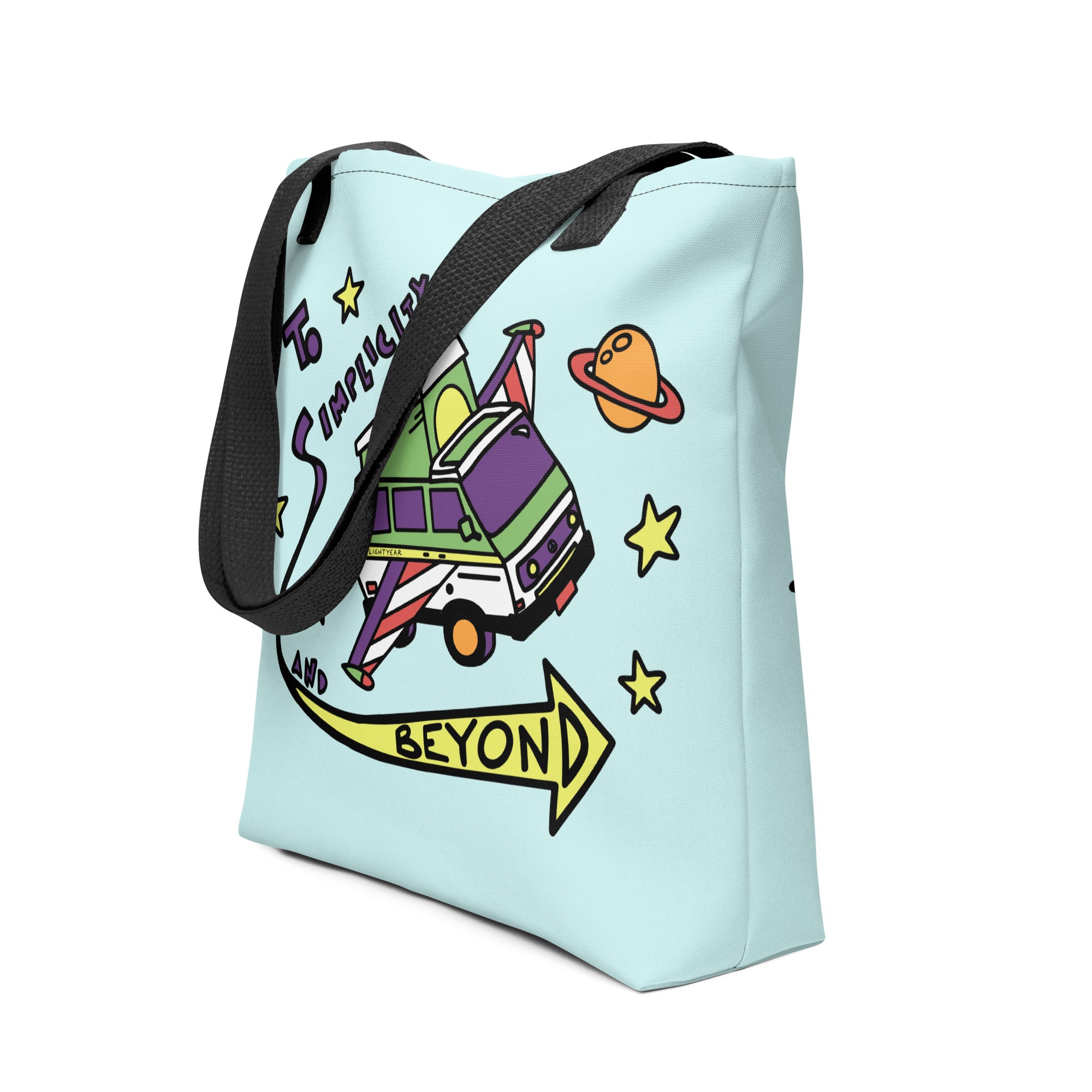 Van Lightyear Tote Bag - Stylish & Durable Reusable Shopping Bag for Women & Men - Perfect for Groceries, Beach, Work & Travel