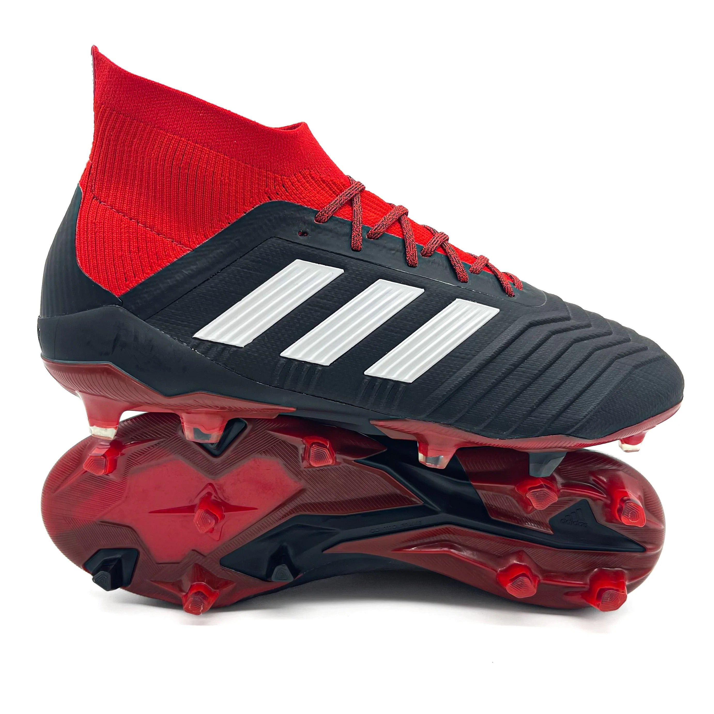 Adidas Predator 18.1 FG Soccer Cleats - Core Black | Firm Ground Football Boots for Men | Perfect for Competitive Matches & Training Sessions