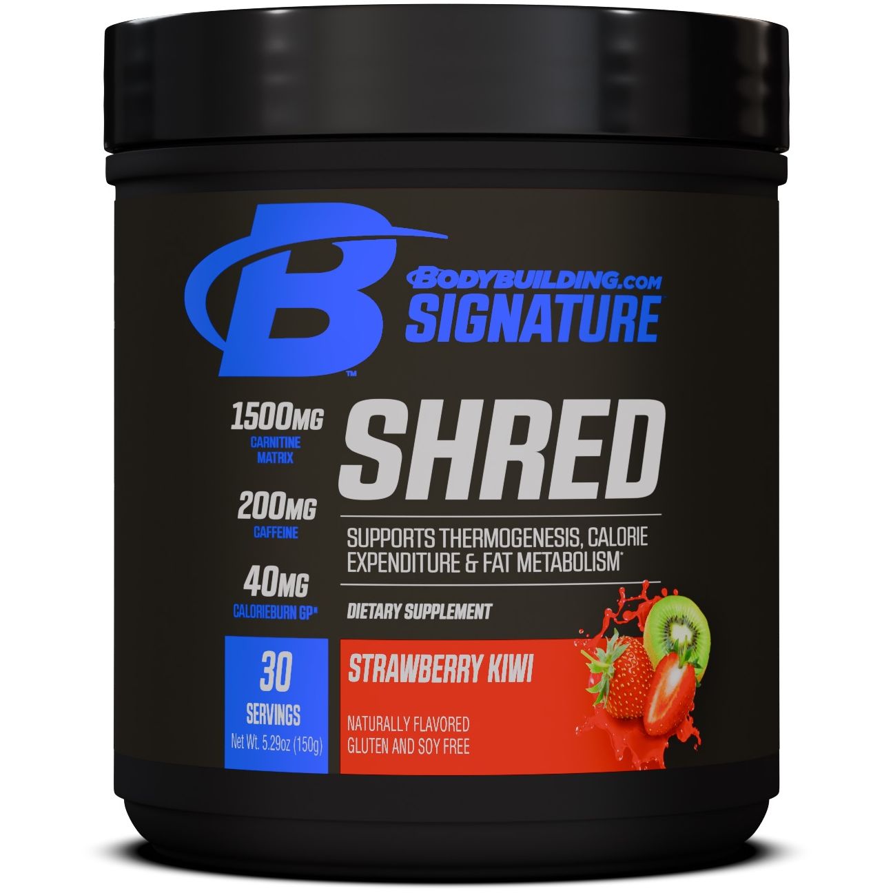 Bodybuilding.com Signature Shred - Premium Fat Burner & Weight Loss Supplement for Men & Women | Boost Energy & Metabolism | Ideal for Gym, Workout & Fitness Goals