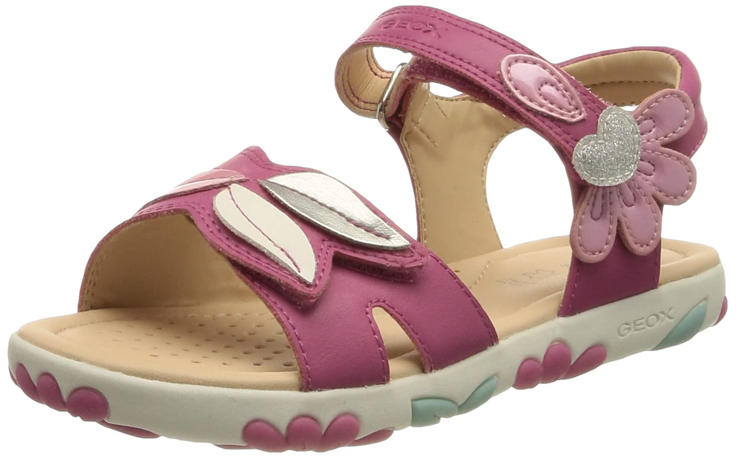 Geox Haiti Sandal for Girls - Comfortable & Stylish Toddler/Little Kid/Big Kid Sandals | Perfect for Beach, Pool & Summer Outings