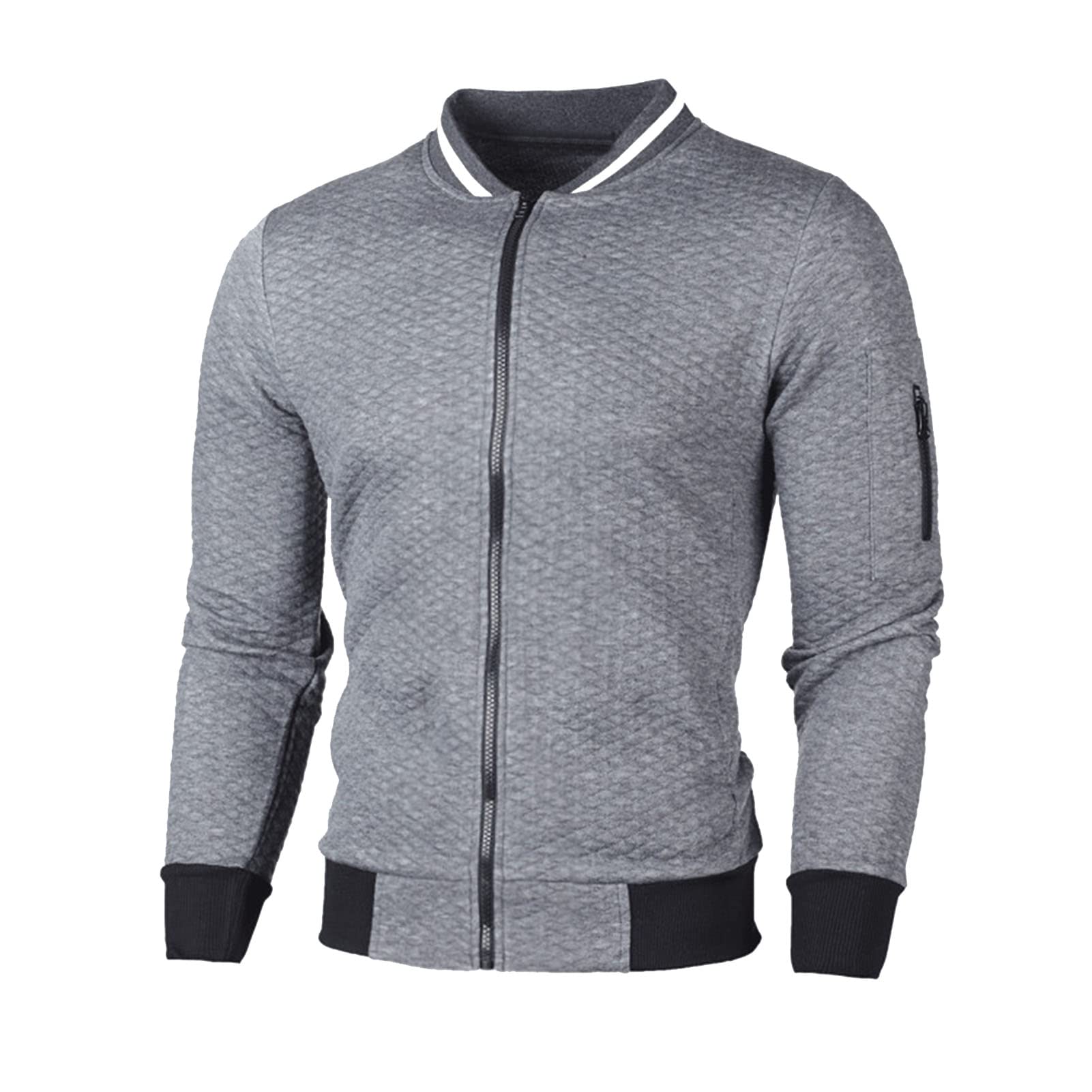 ONWRACE Men's Long Sleeve Soft Winter Coat - Stylish Warm Jacket for Outdoor Activities, Work & Casual Wear