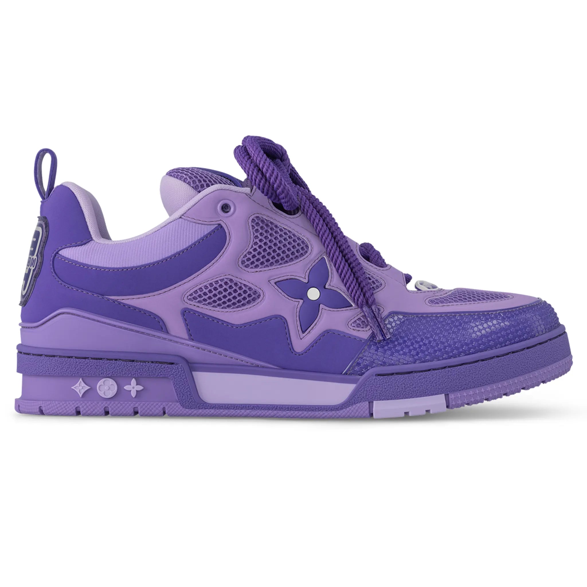 Authentic Louis Vuitton LV Skate Monogram Trainer Purple Sneakers - Luxury Designer Casual Shoes for Men | Perfect for Streetwear, Skateboarding & Fashion Outfits