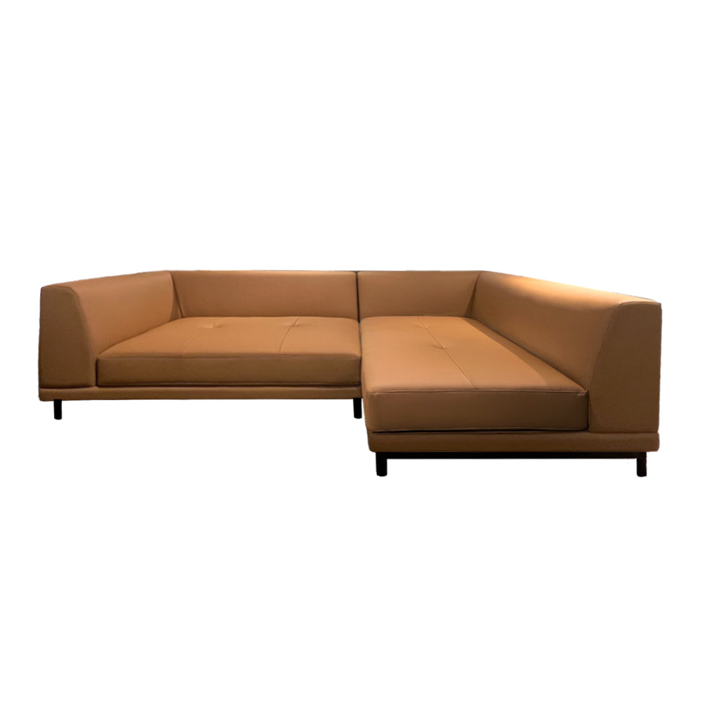 Stylish Hemlock Right Chaise Sofa - Modern Sectional Couch for Living Room, Lounge & Home Theater - Comfortable Fabric Upholstered Furniture for Relaxing & Entertaining