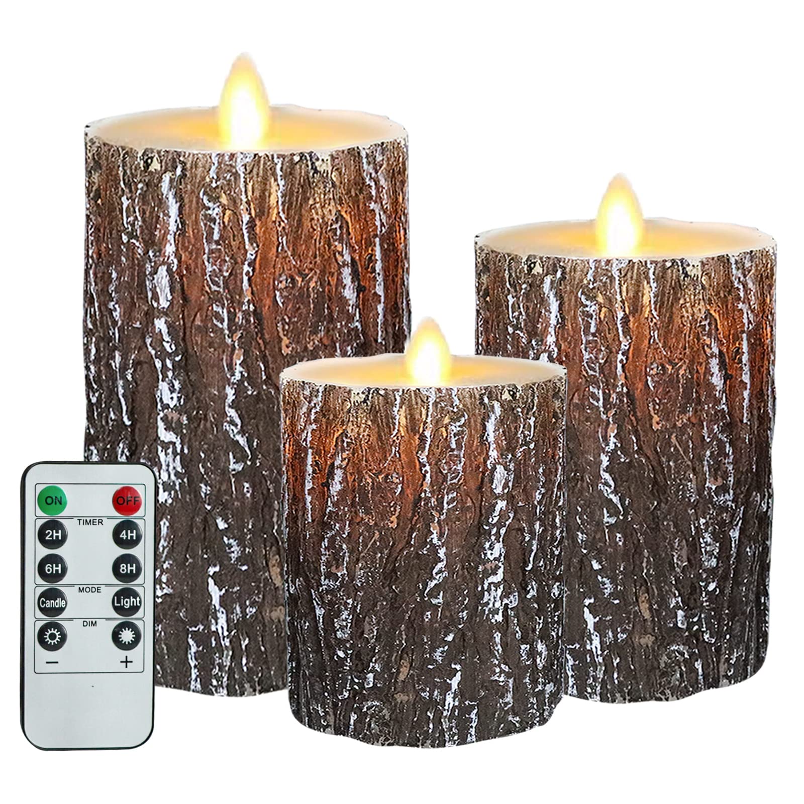 AVEKI Flameless LED Candles Set of 3 - 4