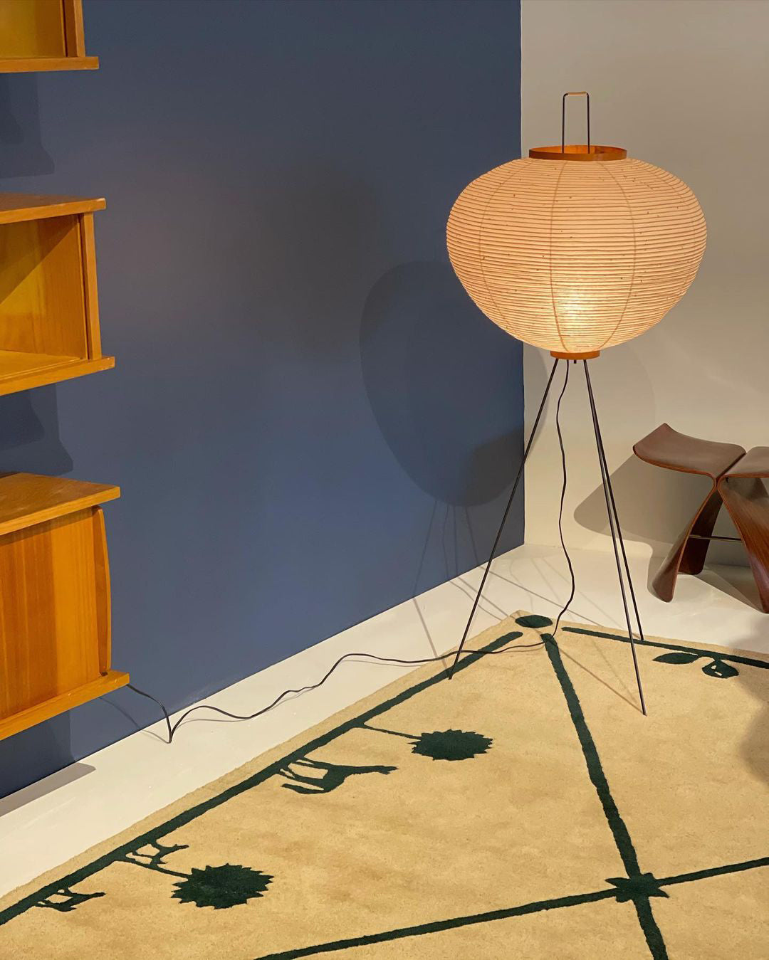 Akari Floor Lamp - Modern Japanese Paper Light for Living Room, Bedroom & Office - Soft Ambient Lighting for Relaxation & Decor