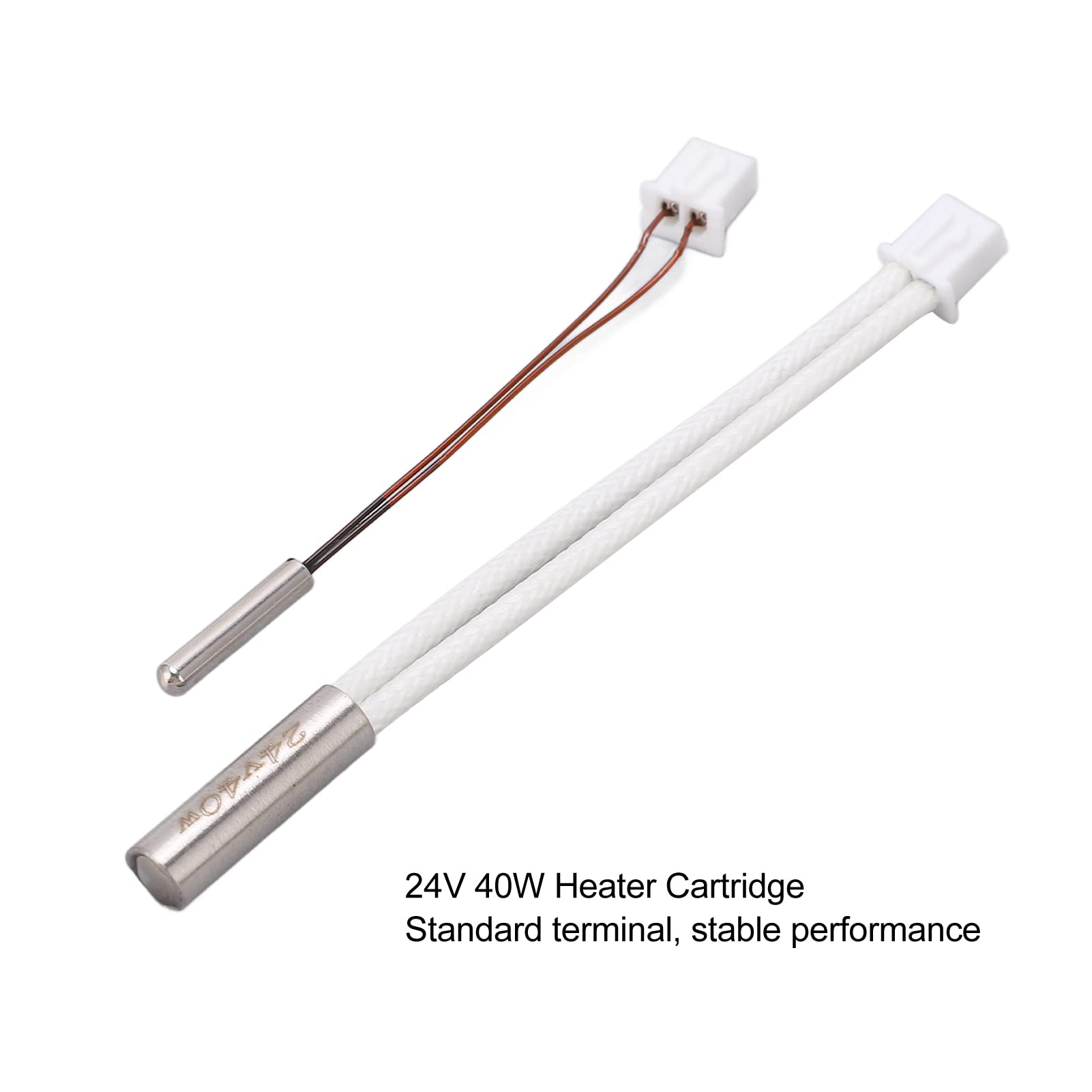 FTVOGUE 3D Printer Upgrade Kit - 24V 40W CR-6 SE Thermistor Cable & Heating Rod Set Compatible with CR6 SE, CR-6, CR-5 Pro | High-Temp Resistance for Smooth 3D Printing | Perfect for Home DIY, Prototyping & Maker Projects