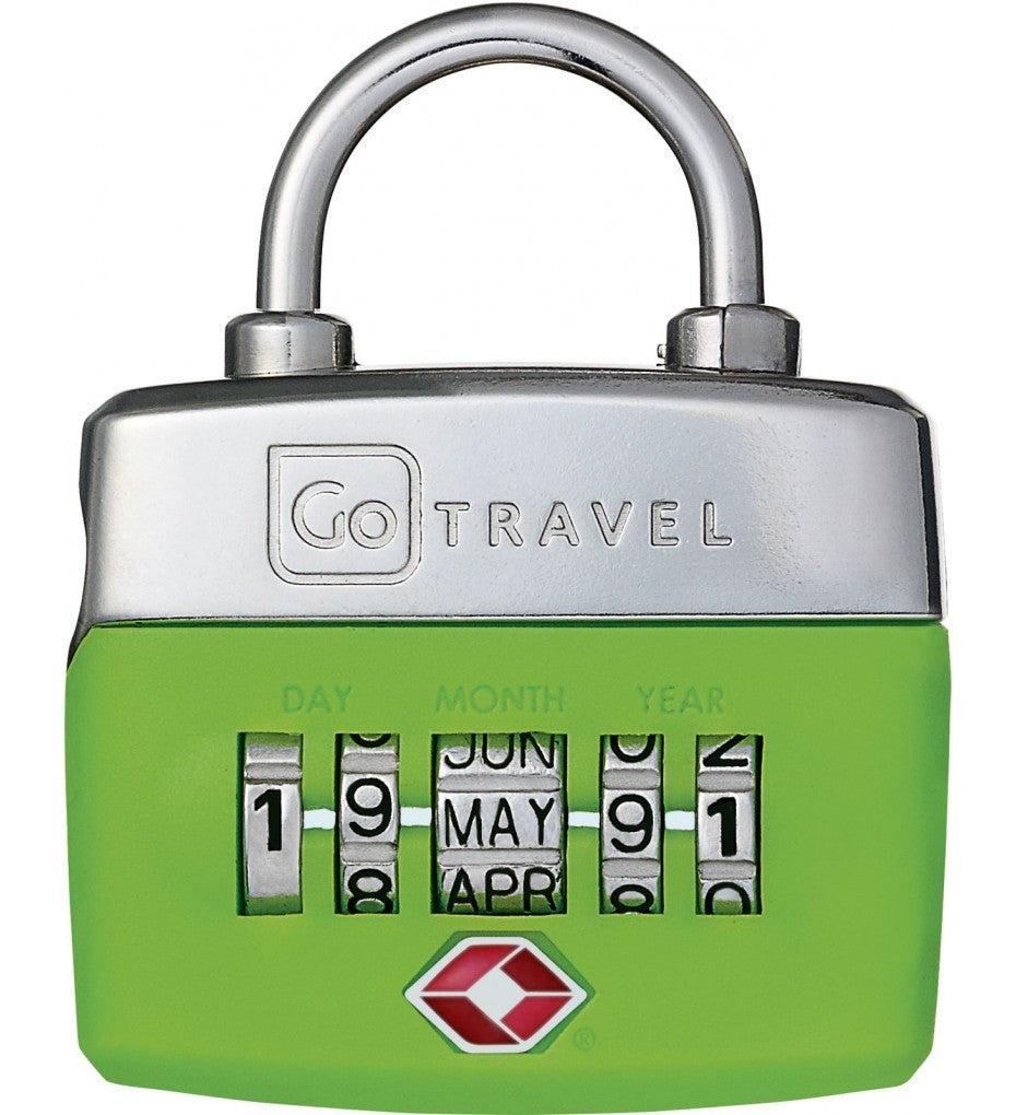 Go Travel Birthday Lock - Secure Luggage Lock for Travel, Suitcases & Backpacks - Ideal for Airports, Hotels & Gyms - TSA Approved Combination Lock