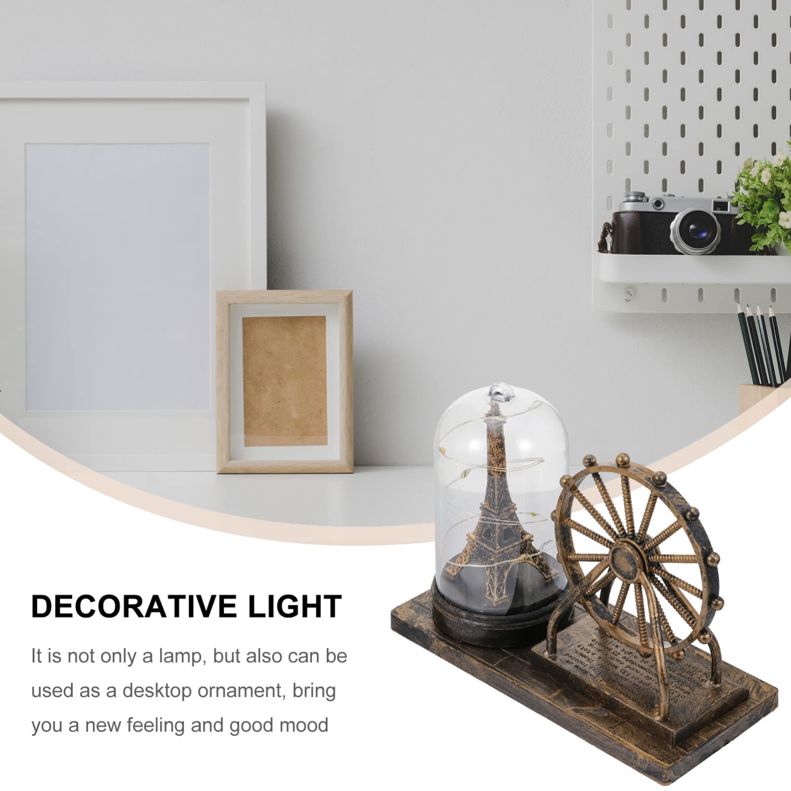 **HEALLILY Ferris Wheel Night Light - Decorative LED Table Lamp for Bedroom, Kids Room, Office Desk | Romantic Mood Lighting & Home Decor Gift Idea**    *(Perfect for creating a cozy ambiance, nursery nightlight, or elegant desk decor in bedrooms, living rooms, and offices.)*