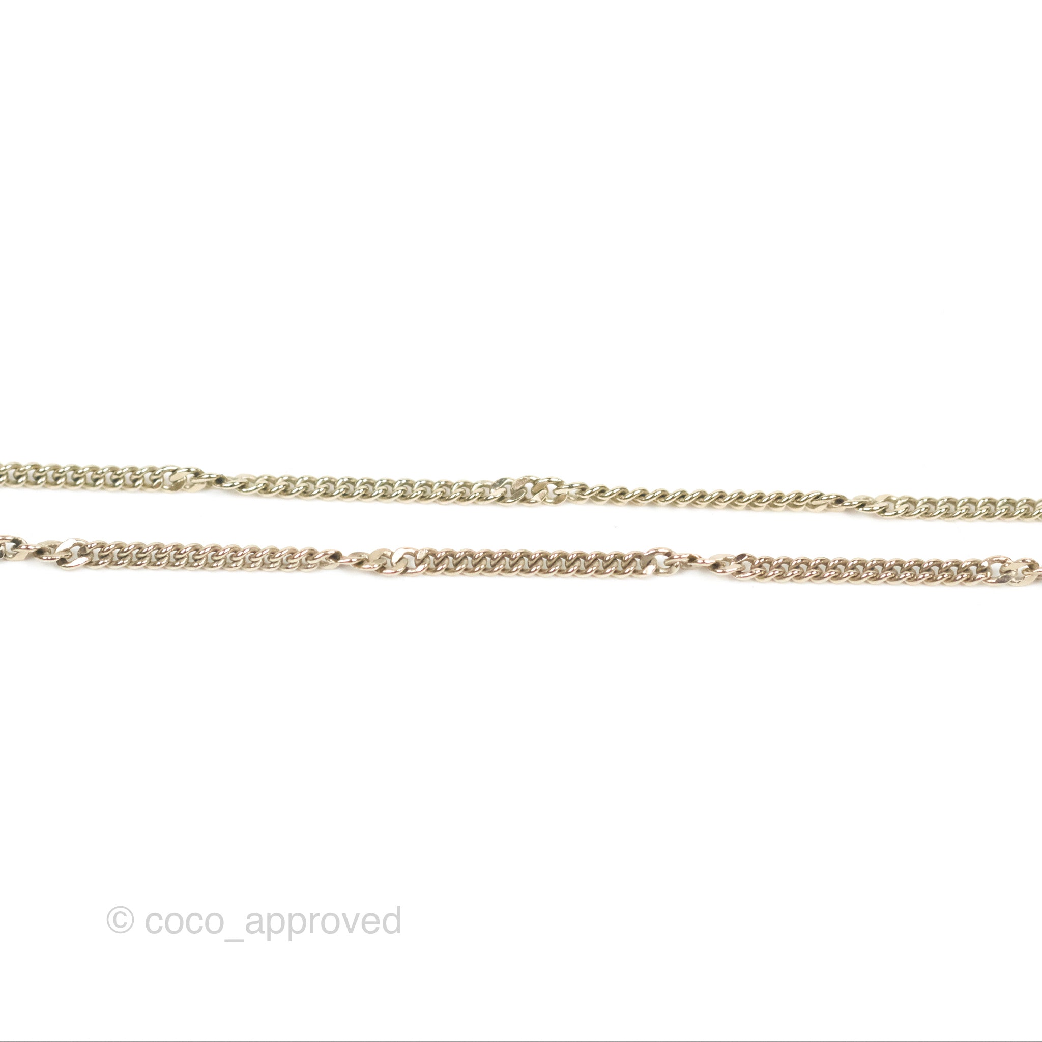 Chanel CC Star Yellow Rhinestone Necklace Gold Tone 21S - Elegant Fashion Jewelry for Women, Perfect for Parties, Weddings & Special Occasions
