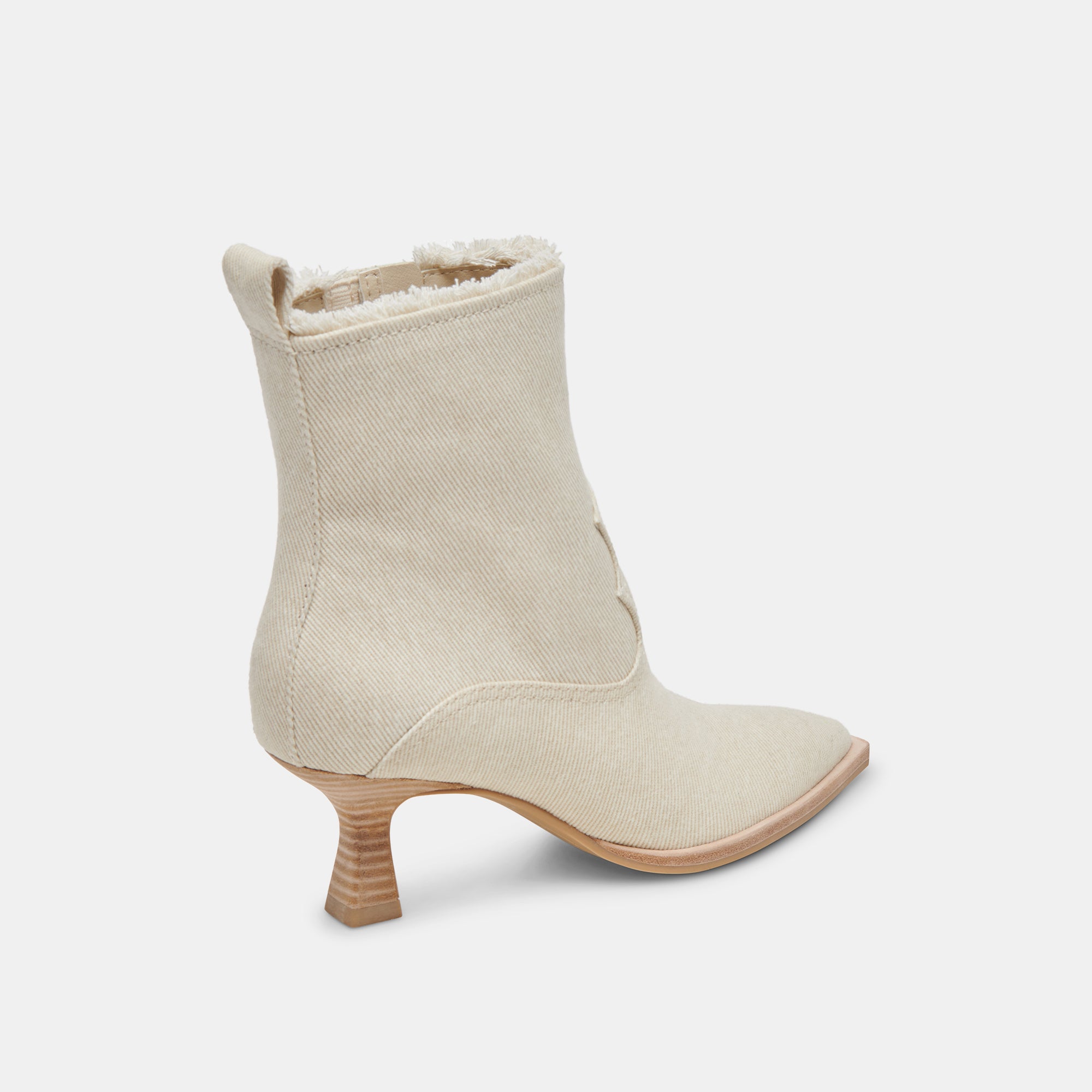 Austin Boots Ivory Denim - Stylish Western Cowboy Boots for Women | Comfortable & Durable for Casual Wear, Country Music Festivals, and Night Out