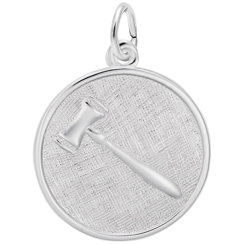Gavel Charm for Jewelry Making - Silver & Gold Tiny Gavel Pendant for Bracelets, Necklaces - Perfect for Lawyer Gifts, Graduation, Courtroom-Themed Jewelry DIY