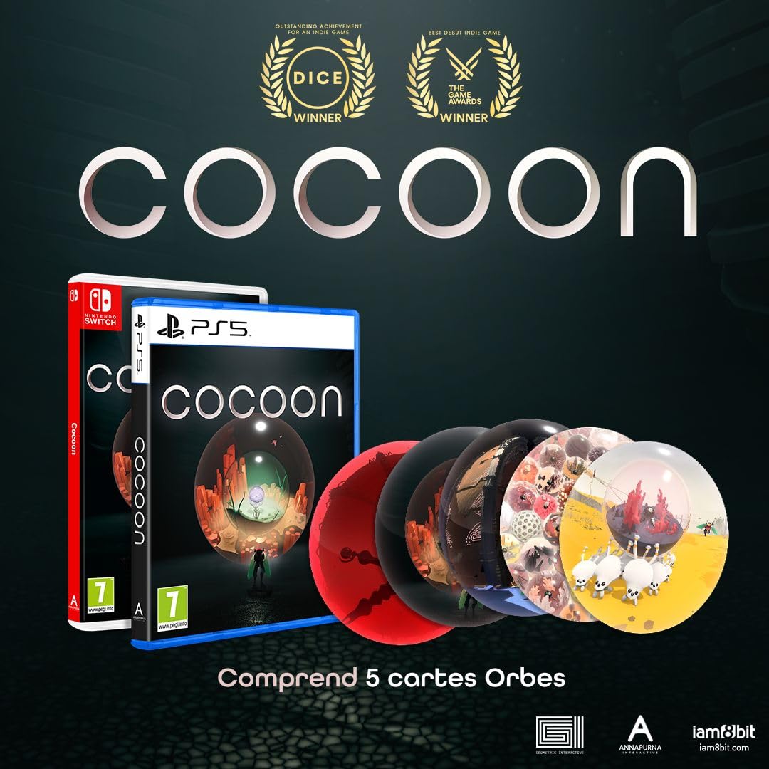 Cocoon - Nintendo Switch Game | Award-Winning Puzzle Adventure for All Ages | Perfect for Solo Play & Family Gaming Nights