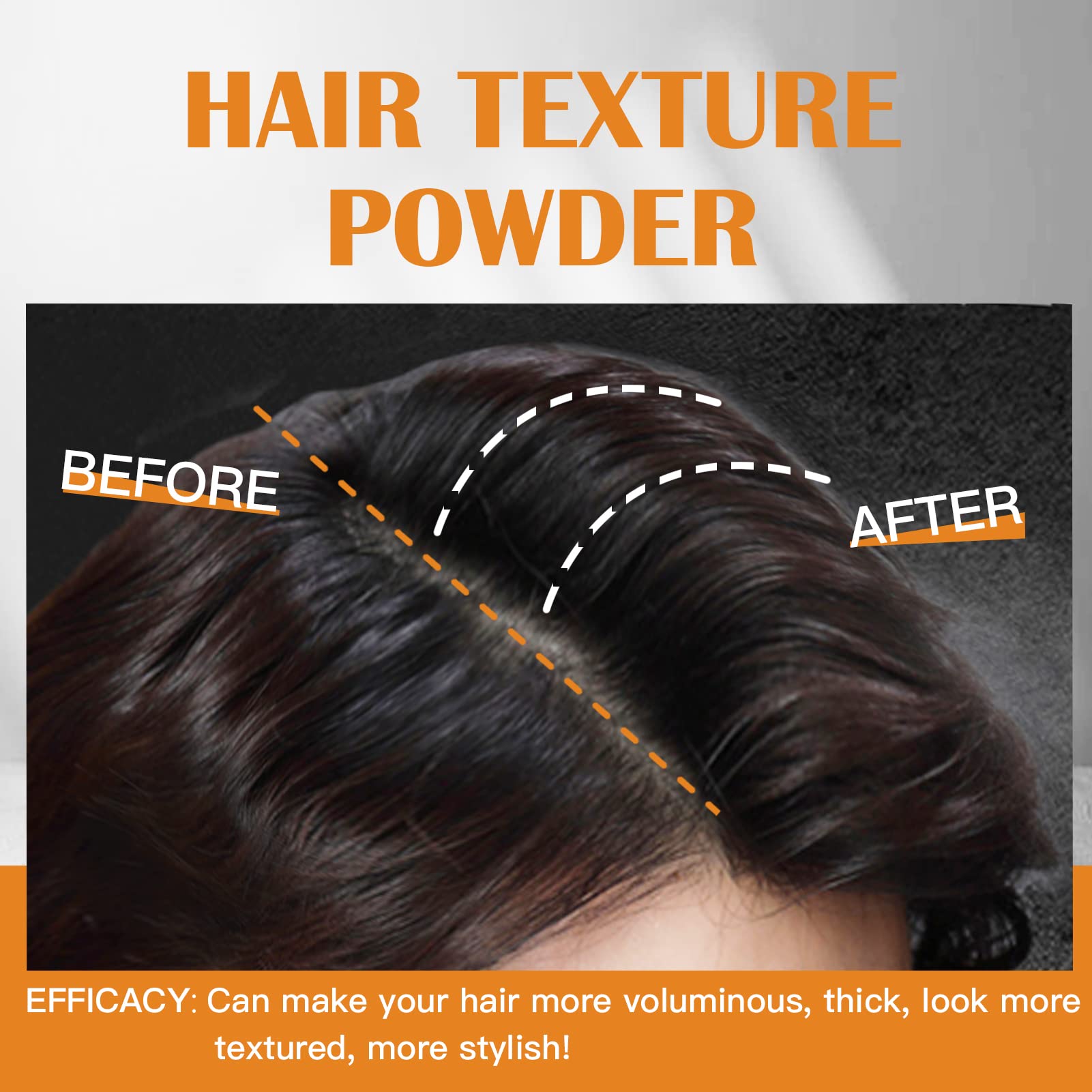 Natural Volumizing & Texturizing Hair Powder for Men - 1.05oz Lightweight Styling Powder with Flexible Hold, No Oil, Grease or Residue - Perfect for Everyday Styling, Messy Looks and Adding Volume to Thin Hair
