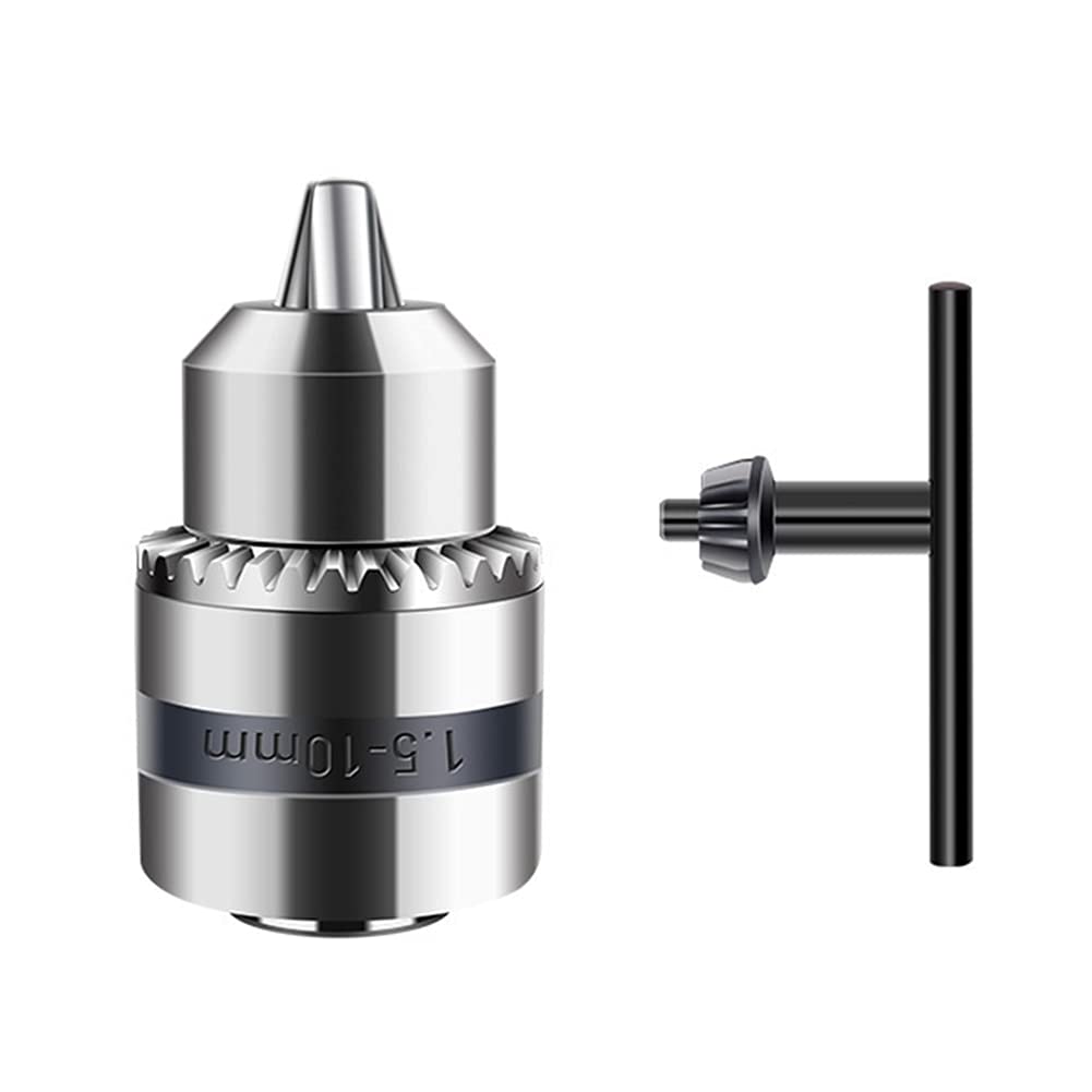 M10 10mm Angle Grinder to Drill Adapter - Replacement Chuck Holder for Electric Drill Head Conversion - Compatible with 4 Inch Angle Grinder - Power Tool Accessory for DIY, Woodworking & Metal Projects