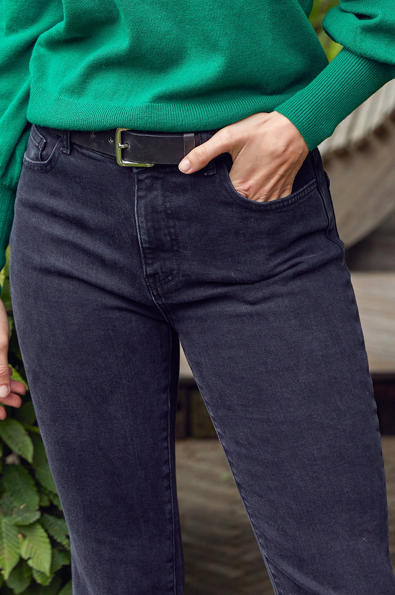 Black Denim Boot Cut Jeans for Women - Stylish & Comfortable Bootcut Pants for Casual Wear & Night Out