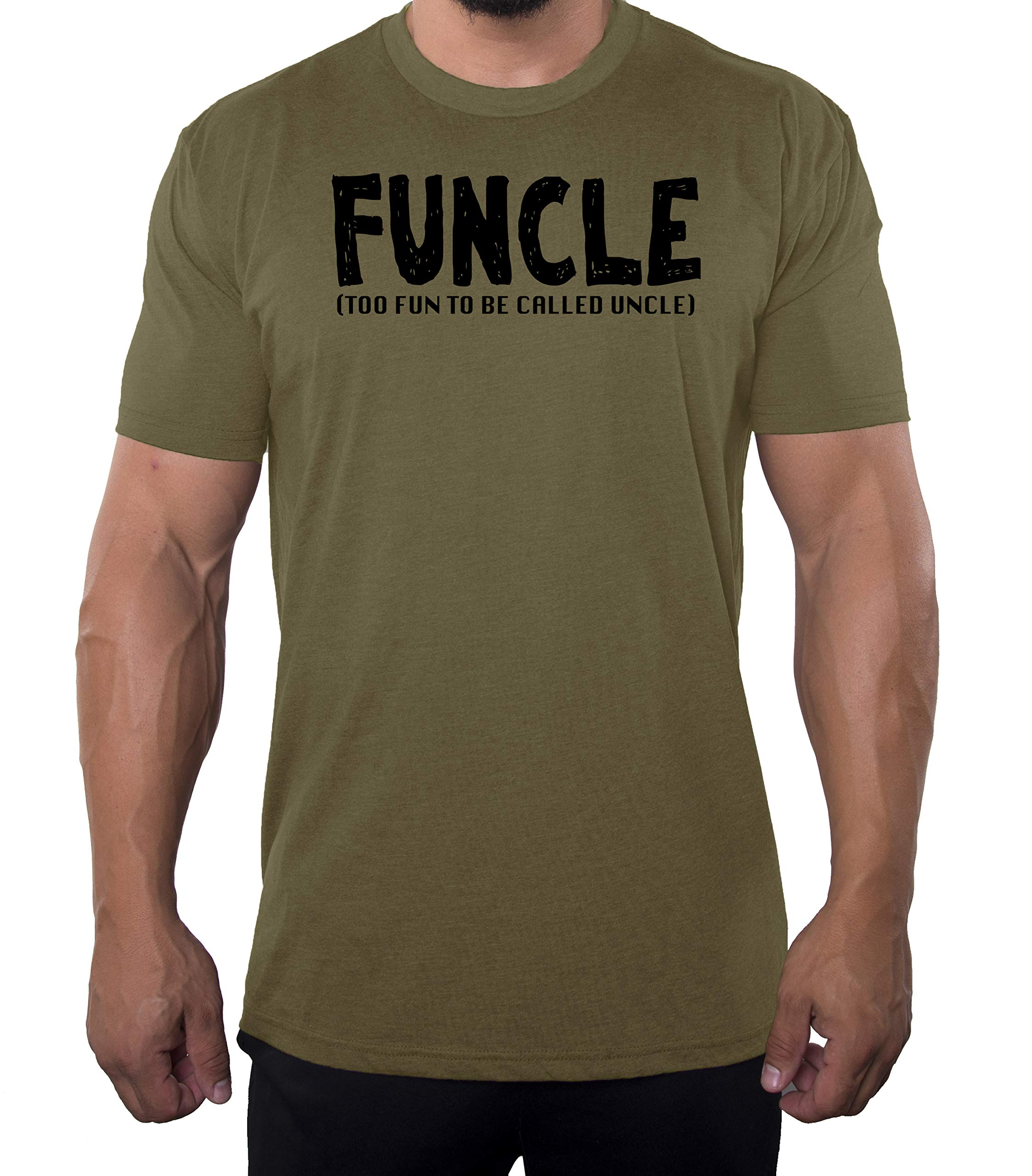 Funny Family Reunion T-Shirt for Men - 'Too Fun to Be Called Uncle' Graphic Tee - Perfect for Family Gatherings, Parties & Casual Wear