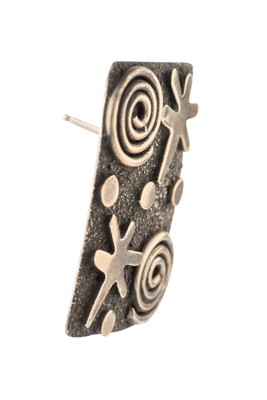 Authentic Sterling Silver Native American Earrings - Handcrafted Tribal Jewelry for Women - Perfect for Festivals, Weddings & Boho Fashion