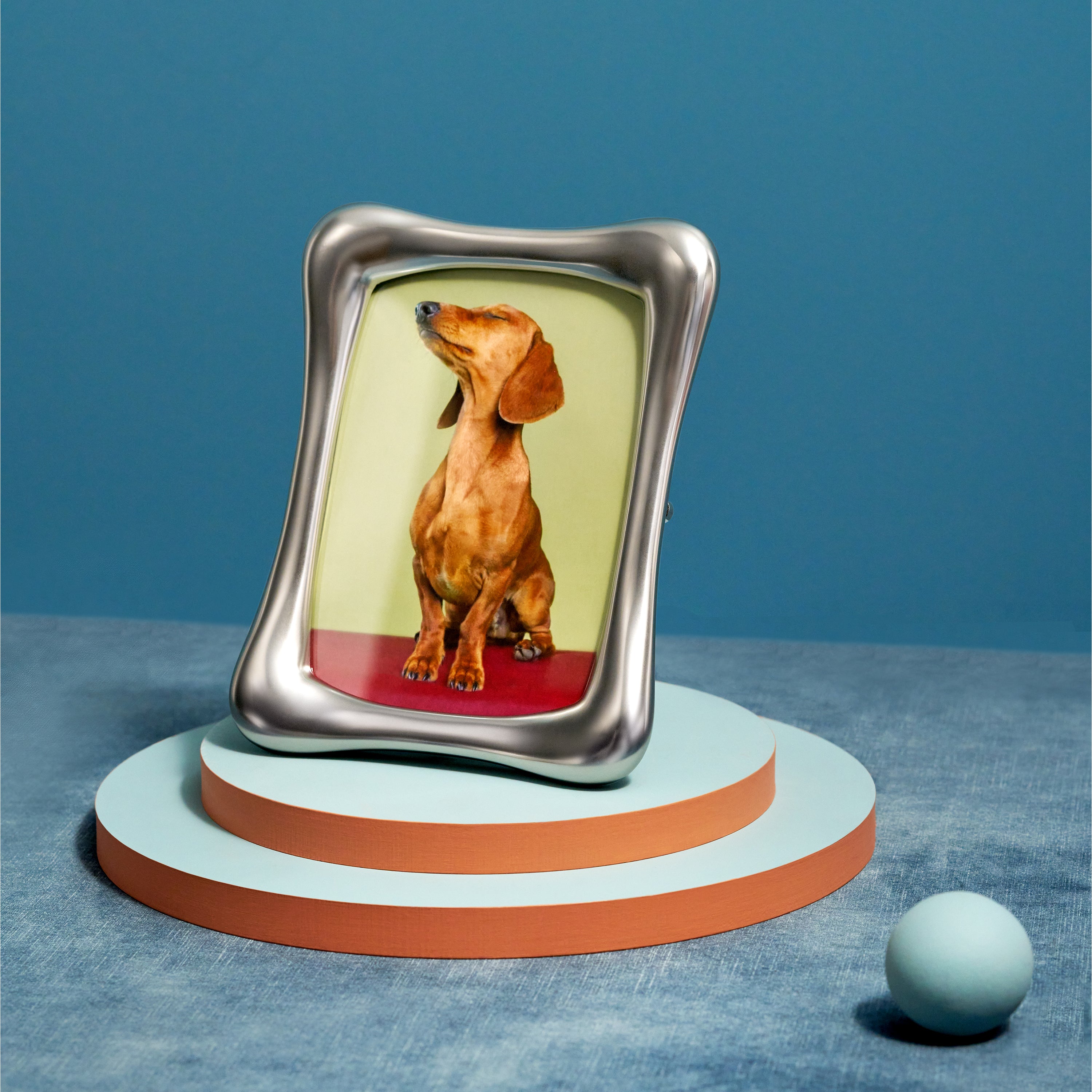Anton Frame Platinum 4x6 - Elegant Picture Frame for 4x6 Photos - Perfect for Home Decor, Office Display, and Gift Giving