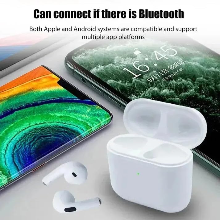 Pro4 TWS Bluetooth 5.0 Wireless Earbuds with 9D HiFi Stereo Sound, Built-in Mic for Hands-Free Calls - Perfect for iPhone, Android, Workouts & Commuting