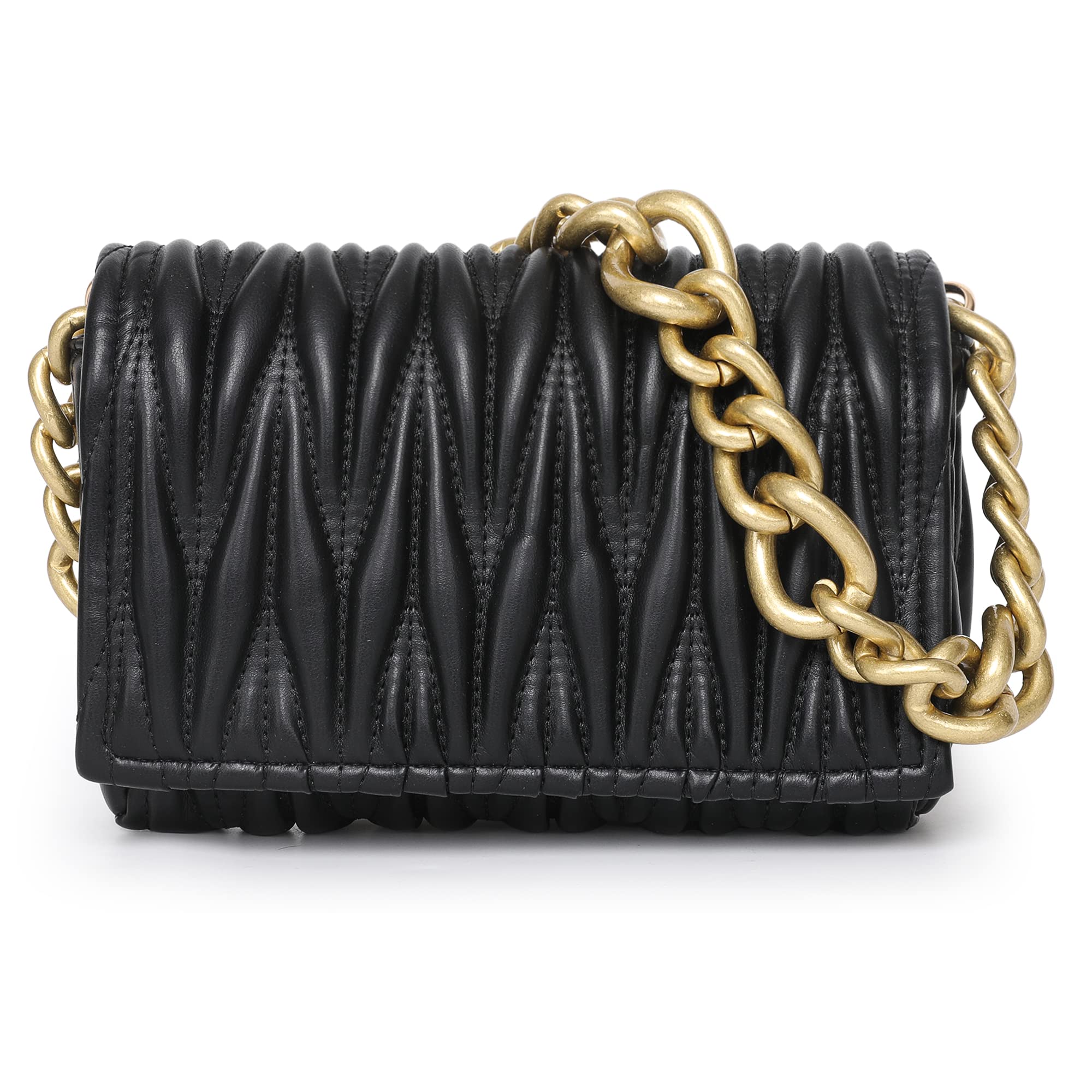 Montana West Quilted Shoulder Bag for Women with Chain - Perfect for Daily Use & Outings