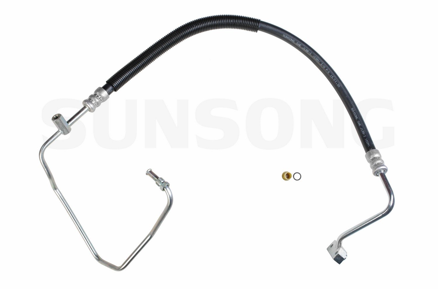 Sunsong 3401450 Power Steering Pressure Line Hose Assembly - High Performance Replacement for Smooth Steering - Perfect for Trucks, SUVs, and Off-Road Vehicles