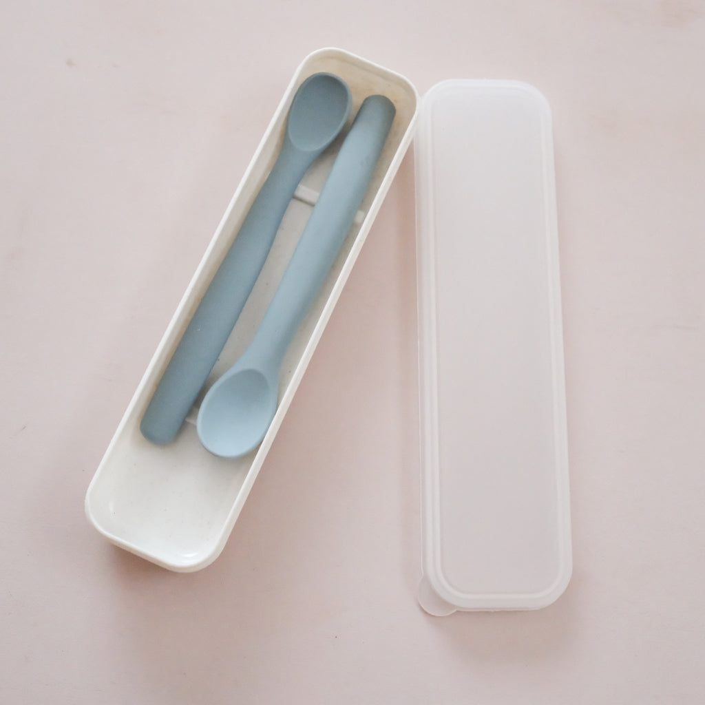 Flexible Bendable Spoons - Set of 2 for Adults & Kids - Perfect for Camping, Travel, and Outdoor Dining - Durable & BPA-Free Plastic Utensils
