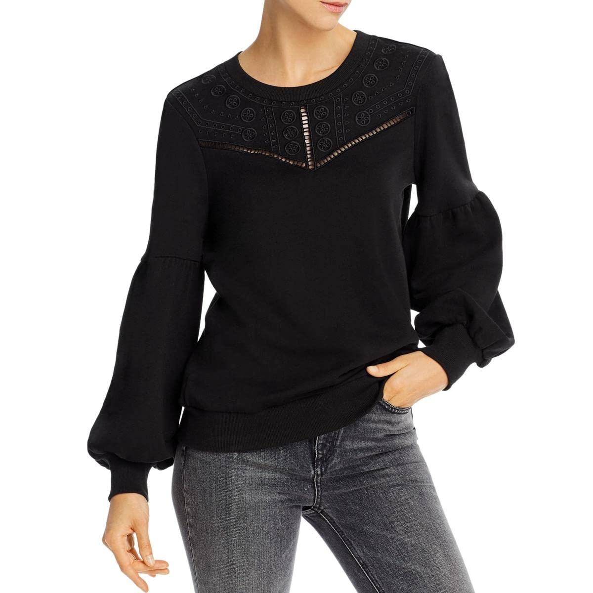 Parker Women's Long Sleeve Lightweight Sweatshirt - Cozy Casual Pullover for Fall & Winter, Trendy Normani Style for Everyday Wear, Gym, and Lounge