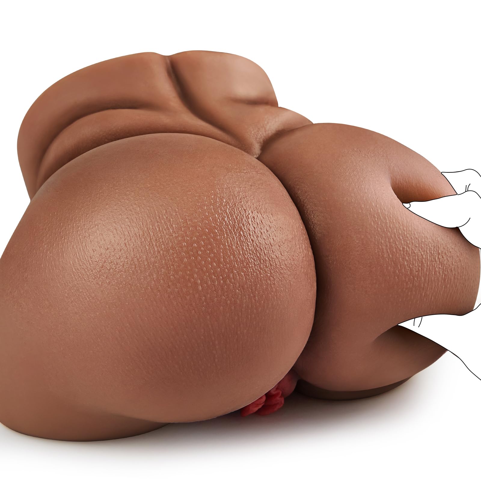 Realistic 8LB BBW Male Masturbator Sex Doll with Big Pussy & Ass - Lifelike Chubby Butt Pocket Pussy for Men | Adult Sex Toy for Vaginal & Anal Penetration | Perfect for Solo Play, Couples Fantasy & Discreet Pleasure