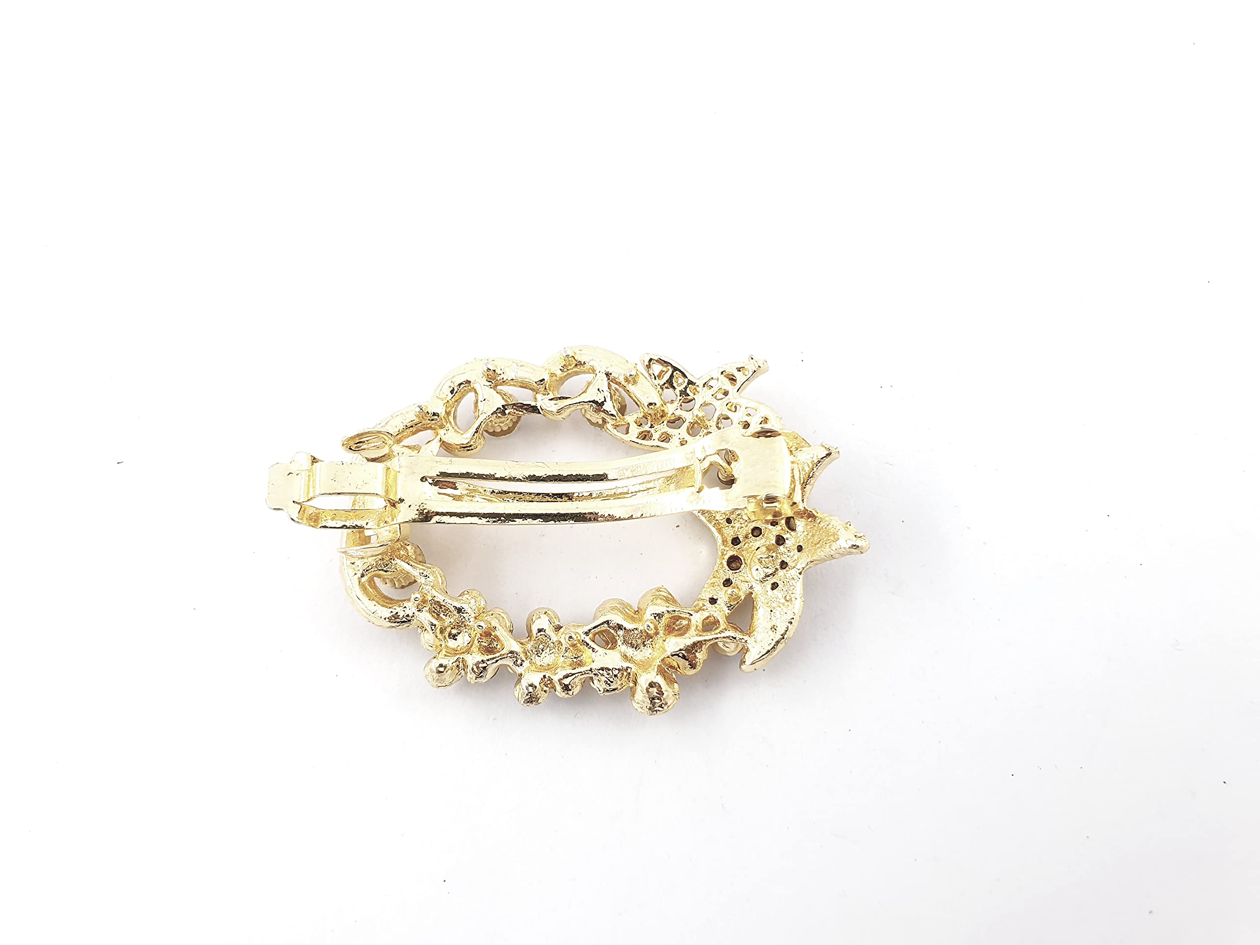 Dhavesai 2Pcs Diamond Hair Clips for Women - Elegant Butterfly Hair Accessories with Stone Details, Metal Hair Claw Clips for Women - Perfect for Weddings, Parties, and Everyday Styling